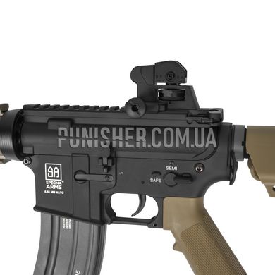 Штурмова гвинтівка Specna Arms M4 SA-B02 ONE Kestrel ETU, Tan, AR-15 (M4-M16), AEG, Немає, 290