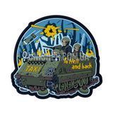 Нашивка Brand Element Taxi to hell and back, Olive, ПВХ, Ні