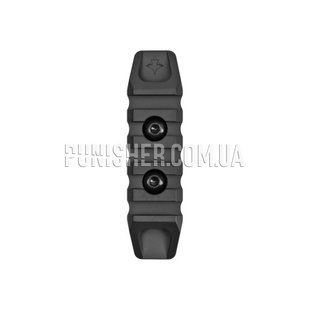 KPYK CRC 9021 Picatinny Rail for 5 slots with M-Lok Mount, Black, M-Lok, Picatinny rail