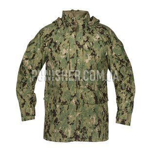 US NAVY NWU Type III Gore-Tex Parka (Grade 2), AOR2, Small Long