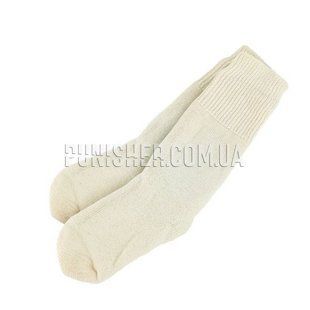 British Army ECW Extreme Cold Weather Arctic Socks, White, 3-6 UK, Winter