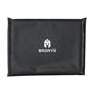 Bronyx SBP20 1 Class 200x150mm Ballistic Package in Cummerbund, Black, Soft bags, 1, Ultra high molecular weight polyethylene