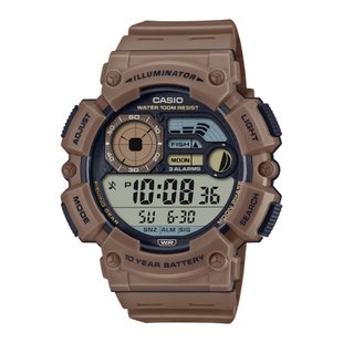 Casio Digital Sport WS-1500H-5A Watch, Coyote Brown, Alarm, Date, Day of the week, Month, Moon calendar, Second time zone, Backlight, Stopwatch, Timer, Sports watches