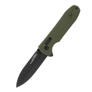 Складной нож SOG Pentagon XR LTE, Olive Drab, Нож, Складной, Гладкая