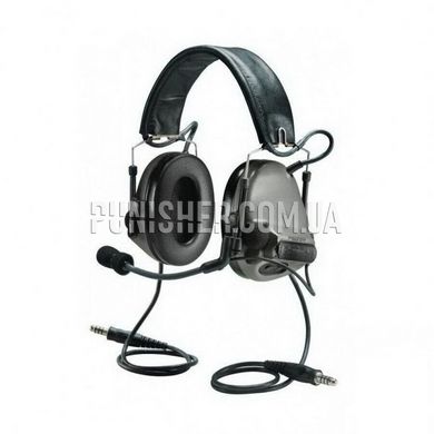 Активная гарнитура Peltor Сomtac III headset DUAL (Бывшее в употреблении), Olive, С оголовьем, 23, Comtac III, 2xAAA