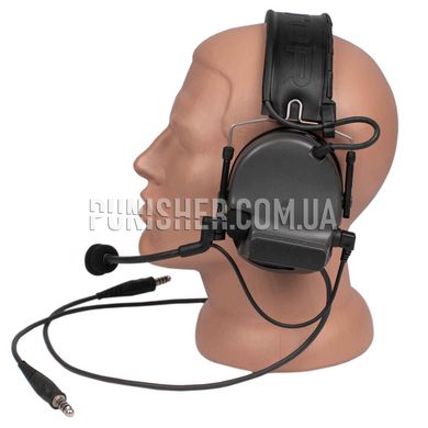 Активна гарнітура Peltor Сomtac III headset DUAL (Було у використанні), Foliage Green, З наголів'єм, 23, Comtac III, 2xAAA
