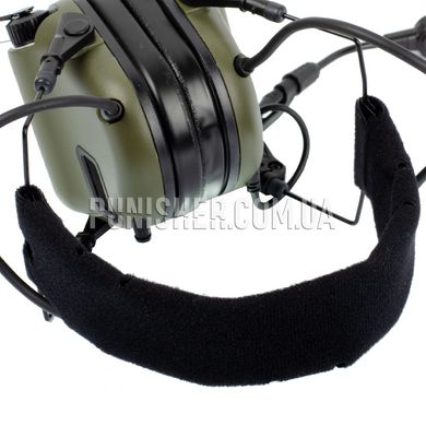 Earmor M32X Mark 3 MilPro Tactical Headsets with ARC rail adapter, Foliage Green, Headband, With adapters, 22, Single