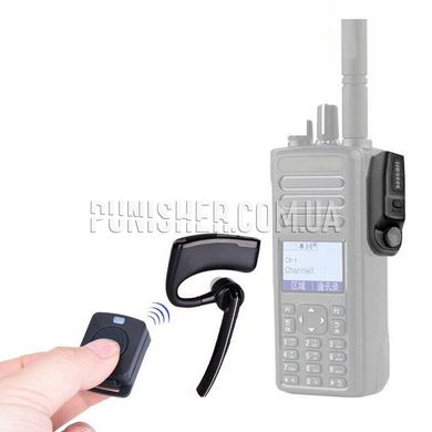 Bluetooth-гарнитура под радиостанцию Motorola DP4401, Черный