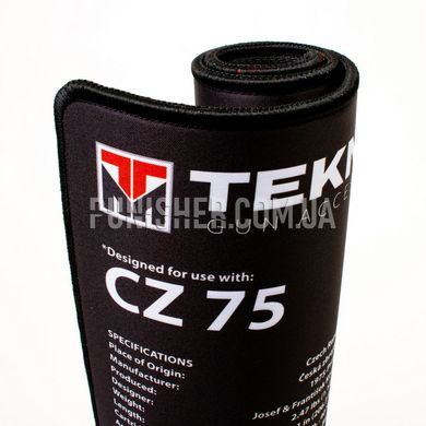 Коврик TekMat Ultra Premium 38 x 50 см с чертежом CZ-75 для чистки оружия, Черный, Коврик