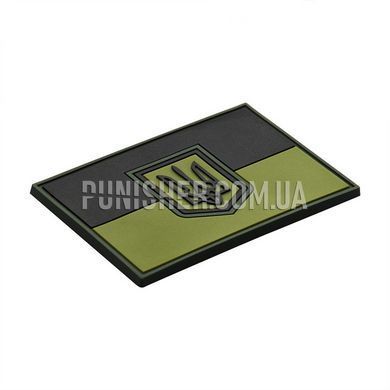 Нашивка M-Tac прапор України великий PVC, Olive, Гума, Ні