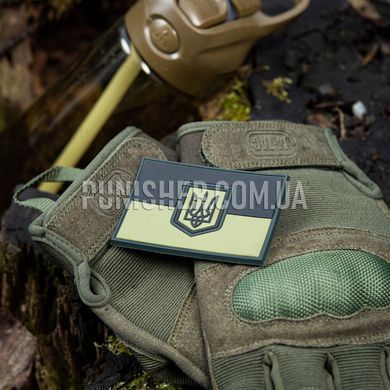 Нашивка M-Tac прапор України великий PVC, Olive, Гума, Ні