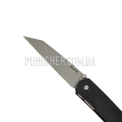Ruike Fang P865-B Knife, Black, Knife, Folding, Smooth