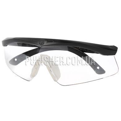 Revision Sawfly Eyewear with Clear Lens, Black, Transparent, Goggles, Regular