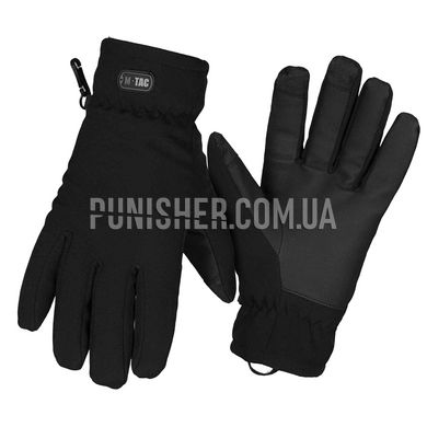 M-Tac Soft Shell Thinsulate Black Gloves, Black, X-Large