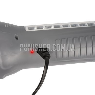 Портативний ліхтарик Titanum TLF-T09SO із сонячною батареєю, Сірий, Ручний, Сонячна батарея, USB, 200