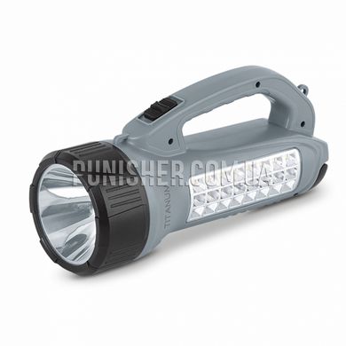 Titanum LED Flashlight TLF-T09SO with Solar Battery, Grey, Flashlight, Solar battery, USB, 200