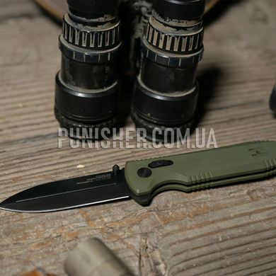 Складной нож SOG Pentagon XR LTE, Olive Drab, Нож, Складной, Гладкая