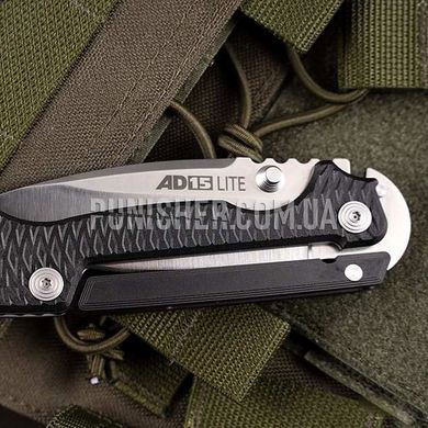 Cold Steel AD-15 Lite Folding Knife, Black, Knife, Folding, Smooth