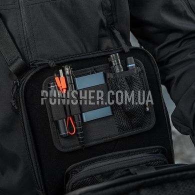 M-Tac Laser Cut Hex Tablet Bag, Black