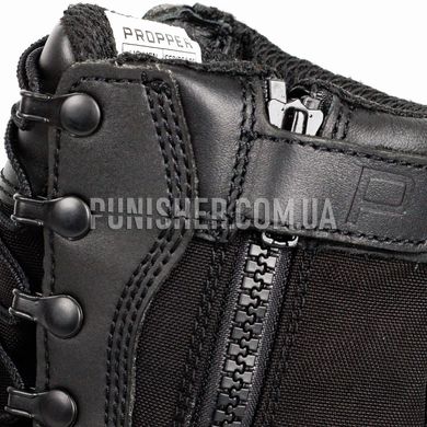 Propper Series 100 8" Waterproof Side Zip Boot, Black, 9 R (US), Demi-season