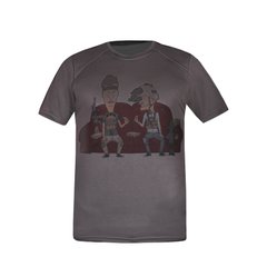 Shotgun Ukraine Beavis and Butt-head T-shirt, Dark Grey, Small
