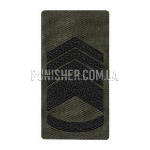Погон M-Tac на липучці Головний Майстер сержант (вишивка) Ranger Green, Olive Drab, Cordura, Головний Майстер Cержант