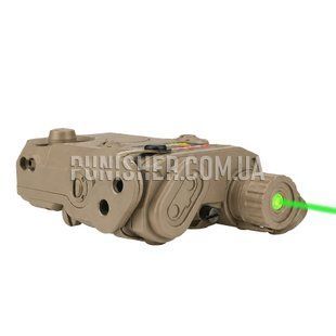 FMA PEQ 15 LA-5 Battery Case + Laser, DE, Green, Dummy, LA5