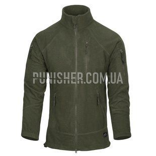 Helikon-Tex Alpha Tactical Jacket - Grid Fleece, Olive, XX-Large