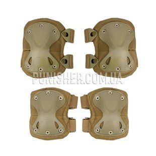 Комплект наколінників та налокітників Emerson Tactical Takpad, Coyote Brown, Наколінники