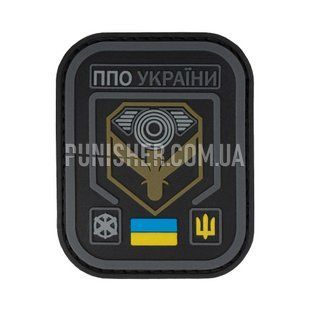 Нашивка PIFI ПВО, Черный, ПВО, ПВХ, Нет