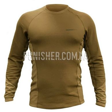 Fahrenheit Power Wool Multizone Coyote Raglan, Coyote Brown, Small Regular