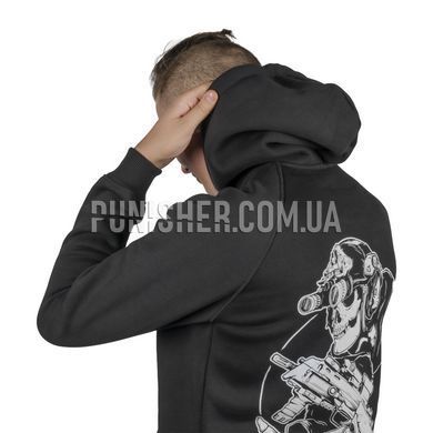 Dead Souls Group Skull Fleece Hoodie, Black, XX-Large