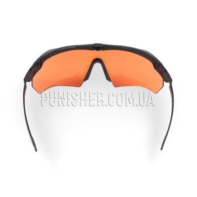 Балістичні окуляри ESS Crossbow Suppressor 2x, Чорний, Прозорий, Червоний, Окуляри
