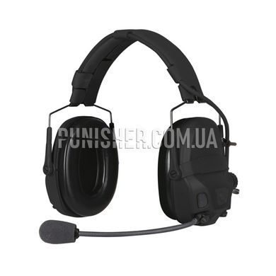 Ops-Core AMP Communication Headset - Connectorized, Black, 22