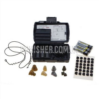 3M Peltor TEP-200 Tactical Digital Earplug Kit, Black, Active, 23