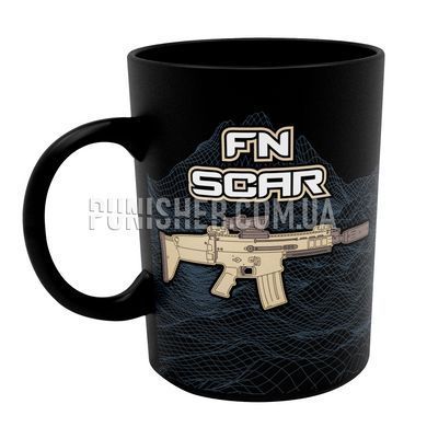 Чашка Military Black Coffee Company FN SCAR, Сірий/Чорний, Чашка