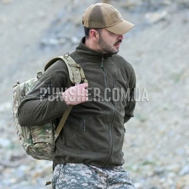 Helikon-Tex Alpha Tactical Jacket - Grid Fleece, Olive, XX-Large