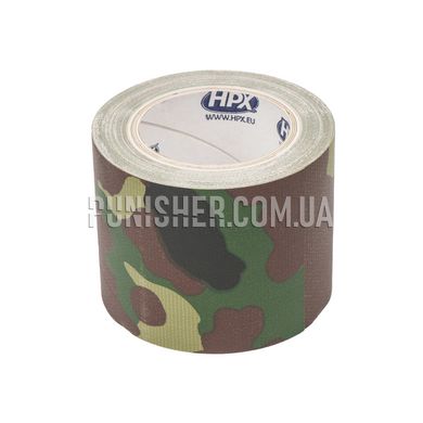 Камуфляжная армированная лента HPX CAMO Tape 4.8 см х 5м, Woodland, Камуфляжная лента