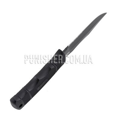 Нож SOG Seal Pup M37N с нейлоновым чехлом, Черный, Нож, С фиксированным лезвием, Полусеррейтор