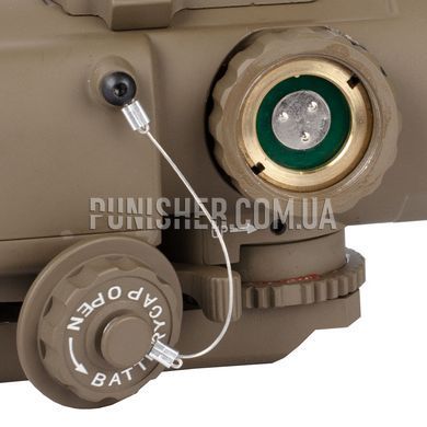 Оптичний приціл Theta Optics 4x32E Scope з мікроколіматором, Tan, Оптичний