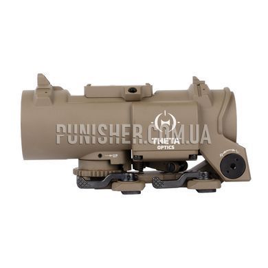 Оптичний приціл Theta Optics 4x32E Scope з мікроколіматором, Tan, Оптичний