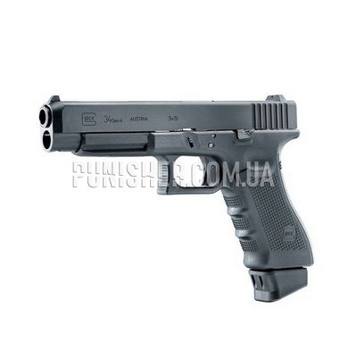 Пістолет Glock 34 [Umarex] Gen.4 CO2 Deluxe, Чорний, Glock, CO2, Немає