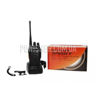 Voyager Smart UHF 400-470 MHz Radio, Black, UHF: 400-470 MHz
