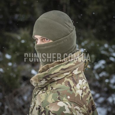 Шарф-труба M-Tac анатомічний з затяжкою Polartec, Olive, Small/Medium