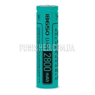 Videx Li-Ion 18650 (without protection) 2800mAh Battery, Green, 18650