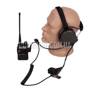 Кнопка PTT Nexus U-94A/U под Kenwood (Baofeng), Черный, Kenwood/Baofeng