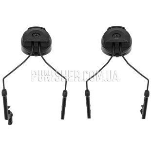 3M Peltor P3ADG47-F SV/2 ComTac VII Headset Adapted for ARC Helmet Rails, Black, Headset, Peltor, Helmet adapters