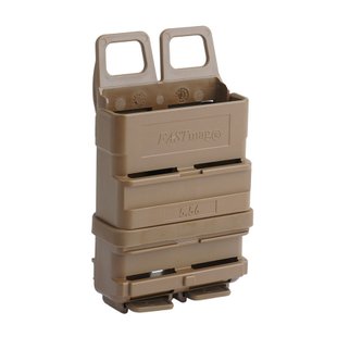 Магазинний підсумок ITW Nexus Fastmag Gen IV MOLLE 5.56mm/.223, Coyote Brown, 1, Molle, AR15/М4, M16, HK416, На пояс, .223, 5.56, Пластик