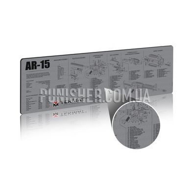 TekMat AR-15 Gun Cleaning Mat, Grey