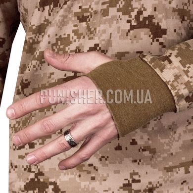 USMC FROG Inclement Weather Combat Shirt, Marpat Desert, Large Regular